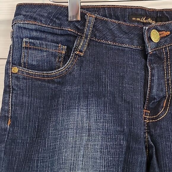 South Pole Darkwash Blue Denim Bootcut Jeans Womens Size 9 - Picture 6 of 14